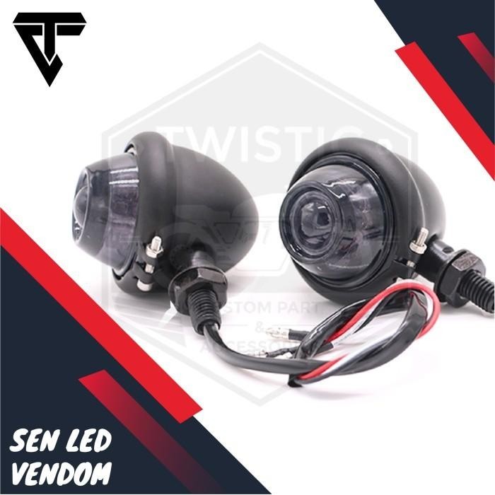 定制 W175 XSR 155 Benelli 通用高級摩托車毒液 LED 轉向信號燈