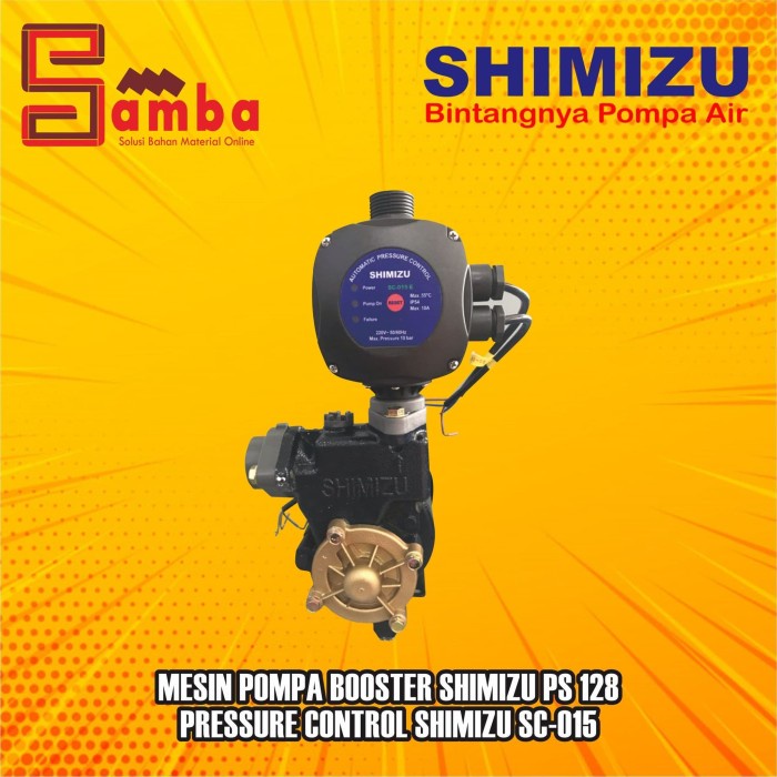 Mesin SHIMIZU Ps128 壓力控制增壓泵機 SHIMIZU SC-015