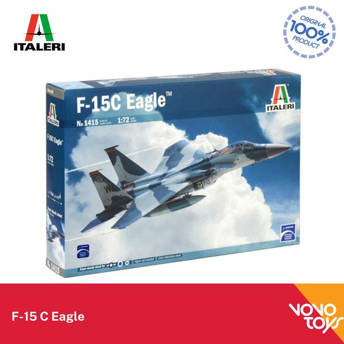 Italeri 1/72 的 F-15 C Eagle 飛機套件模型