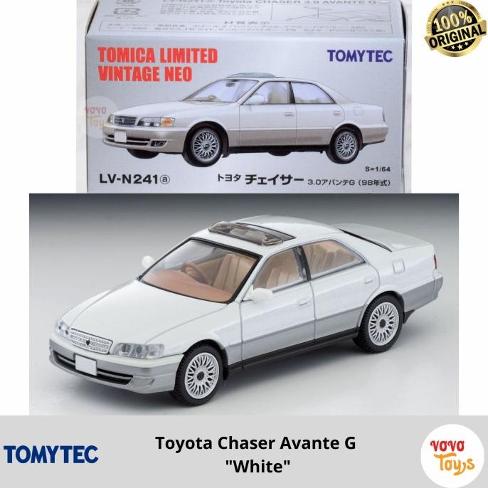 Tomica 限量復古 TLV-N241a 豐田 Chaser Avante G 白色 Tomytec