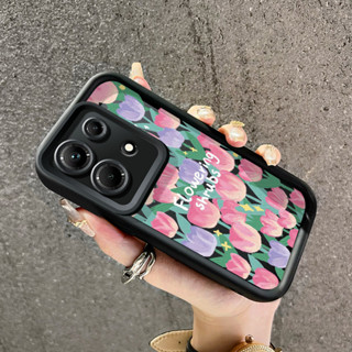 HP Infinix Note 30 Note 30 Pro 手機殼女式軟手機殼軟框矽膠外殼保護性防摔外殼花卉圖案軟殼