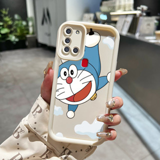 SAMSUNG HP 三星 Galaxy A21S 手機殼軟雙軟殼趣味機器人貓紋矽膠保護手機殼