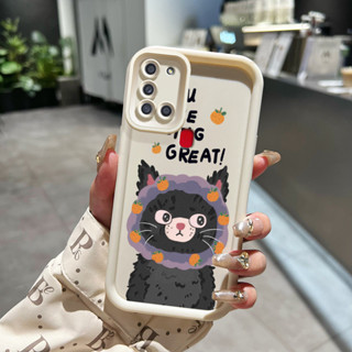 SAMSUNG HP 三星 Galaxy A21S 手機殼軟矽膠手機防摔保護殼雙款外殼塗鴉貓紋軟殼外殼