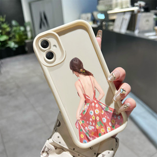SAMSUNG HP 三星 Galaxy A05 A05s 手機殼外殼女孩圖案背面手機新款時尚手機軟殼矽膠保護殼