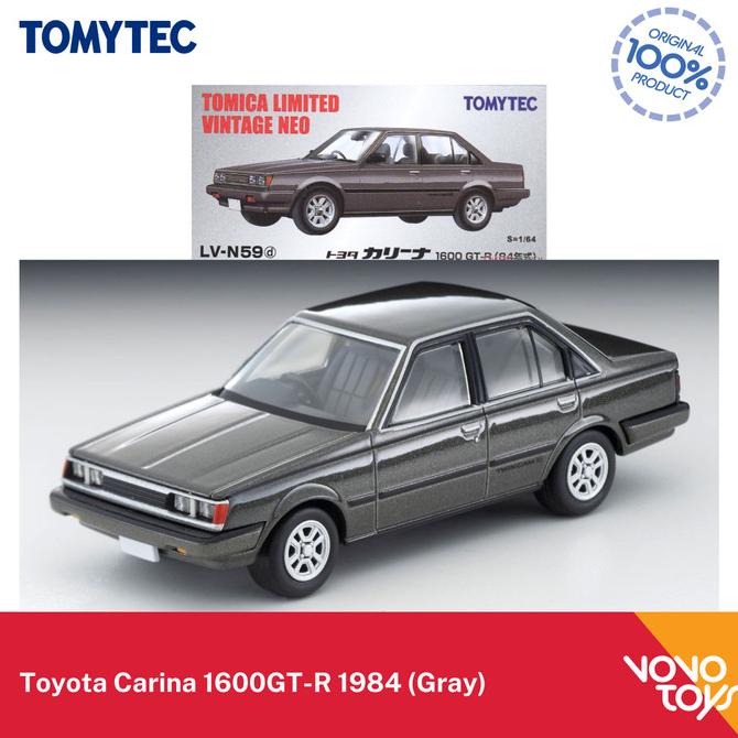 Tomica 限量復古 TLV-N59d 豐田 Carina 1600GT-R 1984 灰色