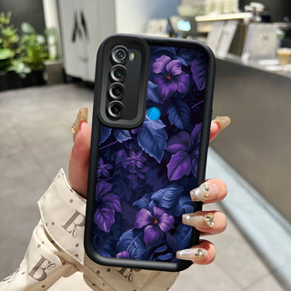 REDMI XIAOMI HP UNGU小米紅米Note 8手機殼紅米Note 8T紅米Note 8 Pro手機殼紫花紋