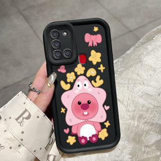 SAMSUNG HP 三星 Galaxy A21S 手機殼小海狸圖案手機殼軟矽膠保護殼簡約外殼新手機殼軟殼