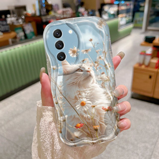 SAMSUNG HP 手機殼適用於三星 Galaxy S22 Plus S22 Ultra 手機殼貓紋手機殼衝擊外殼雙風
