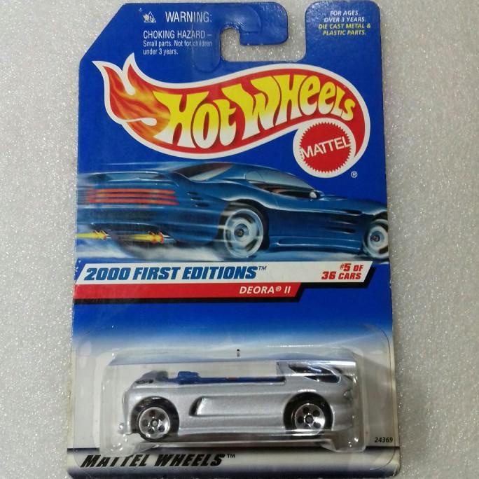 HOT WHEELS 風火輪 DEORA II 美國卡 2000 年第一版銀色。古董