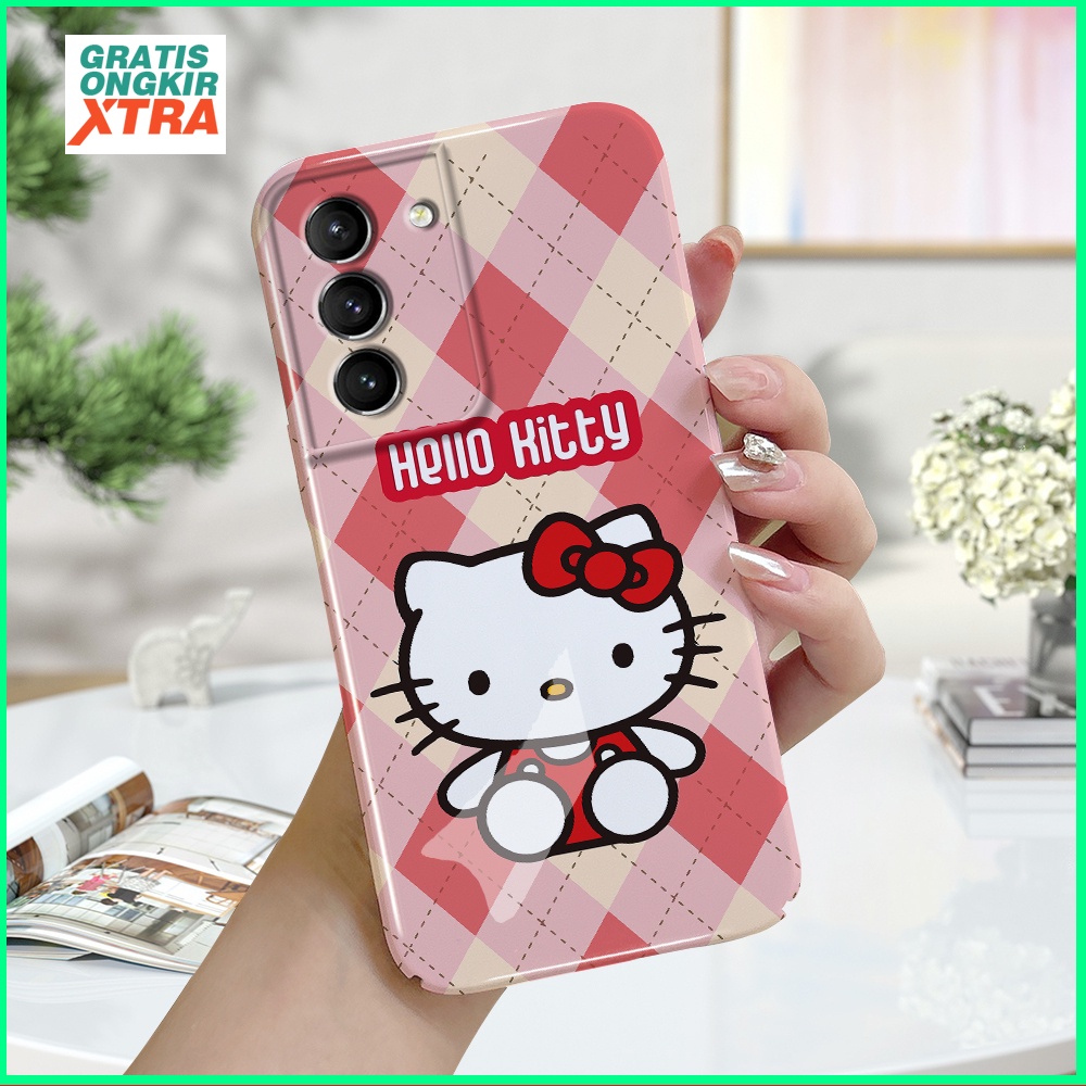 SAMSUNG 三星 S22 5G 豪華手機殼 Hot Ins 圖案 Hello Kitty 高級外殼 hp 外殼果凍配