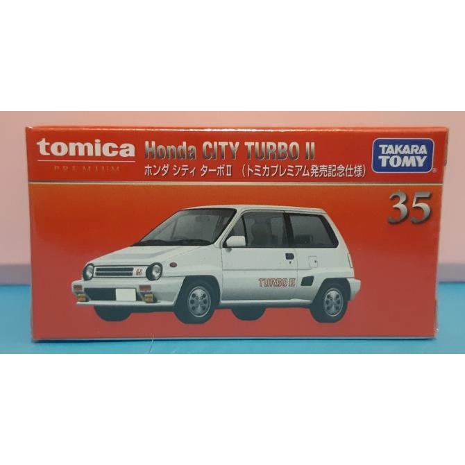 HONDA Putih Tomica Takara Tomy Premium 35 本田城市 Turbo II 印章