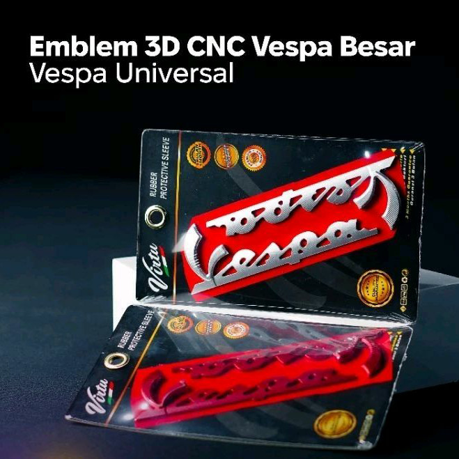 Virtu 貼紙會徽 CNC 標誌 VESPA