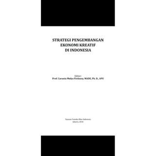 印度尼西亞的創意經濟發展策略