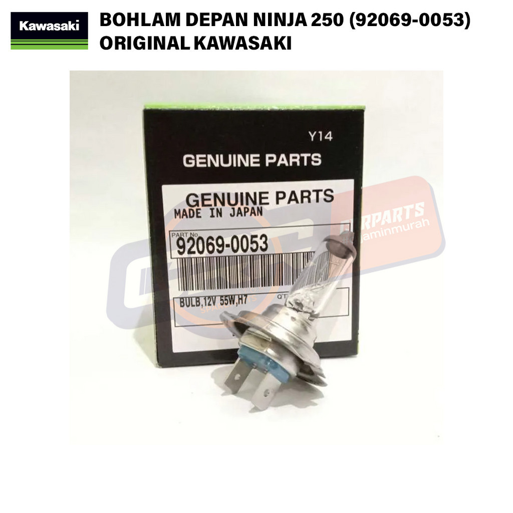 Ninja 250 DPN 燈泡適用於 NINJA 250 12V-55W 摩托車 KGP 品牌