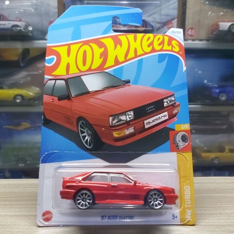 HOT WHEELS 風火輪 87 奧迪 QUATTRO RED 2024