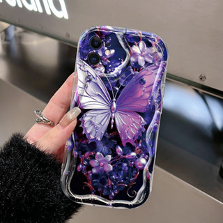HP IPhone 11 Pro Max 12 Pro Max 手機殼軟手機殼彩色蝴蝶圖案手機軟殼矽膠保護殼