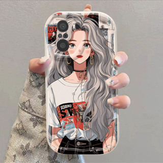 XIAOMI HP 小米 POCO F3 Redmi K40 Pro 手機殼軟殼軟殼美少女圖案手機殼矽膠保護手機殼