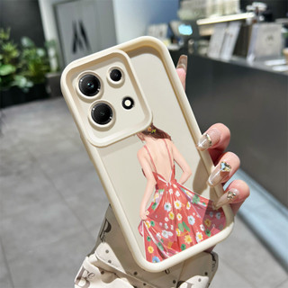 Infinix Note 30 Note 30 Pro 手機殼外殼女孩圖案背面 HP 新款時尚手機軟殼矽膠保護殼