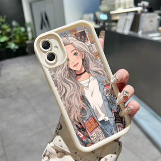 SAMSUNG HP三星Galaxy A05 A05s手機殼情侶紋美少女新款潮手機軟殼矽膠保護殼