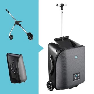 兒童推車旅行箱懶人行李箱 2 合 1 兒童坐式手提箱 Qbox Q-Box