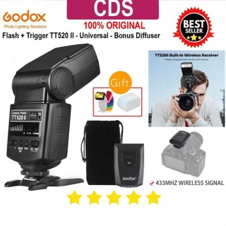 最新 Godox Flash TT520 II 包括佳能尼康無線閃光觸發器