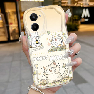 外殼 HP 適用於 Realme 10 外殼 HP 保護殼軟殼 Happy Cat 手機由矽膠外殼 Cesing 外殼製