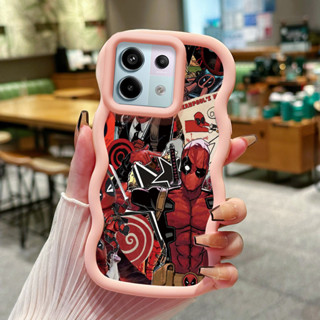 XIAOMI REDMI HP 手機殼適用於小米紅米 Note 13 Pro 5G 手機殼保護殼 Deadpool 手機