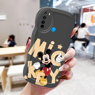 XIAOMI HP 外殼適用於小米 Redmi Note 8 Note 8T 外殼卡通滑鼠圖案外殼 HP 外殼防摔軟殼矽
