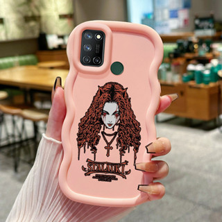 HP Realme 7i C17 手機殼白髮殼女孩惠普新款時尚外殼軟殼矽膠保護套