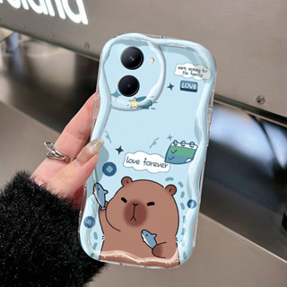 外殼 HP 適用於 Realme C33 外殼 HP love forever 手機保護殼矽膠外殼軟殼由矽膠外殼 Ces