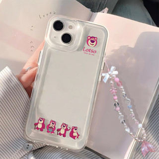 GANTUNGAN HP 最新lotso 粉色可愛女孩手機掛架保護套 iphone xr 11 pro max 13 p