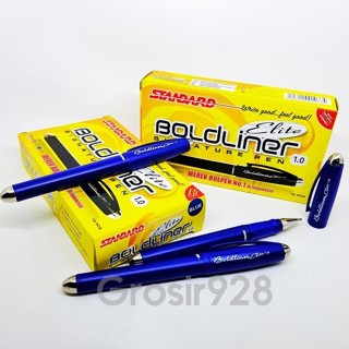 中性筆 1.0 標準粗體眼線筆 ELITE 藍色