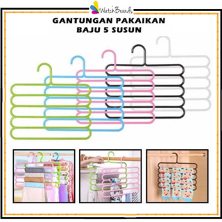 GANTUNGAN 耐用家居用品 WBS 魔術衣架即時衣櫃衣架