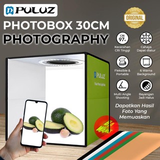 PULUZ 照片燈箱 30cm 112 LED 照片箱照片箱 TULUZ 迷你工作室