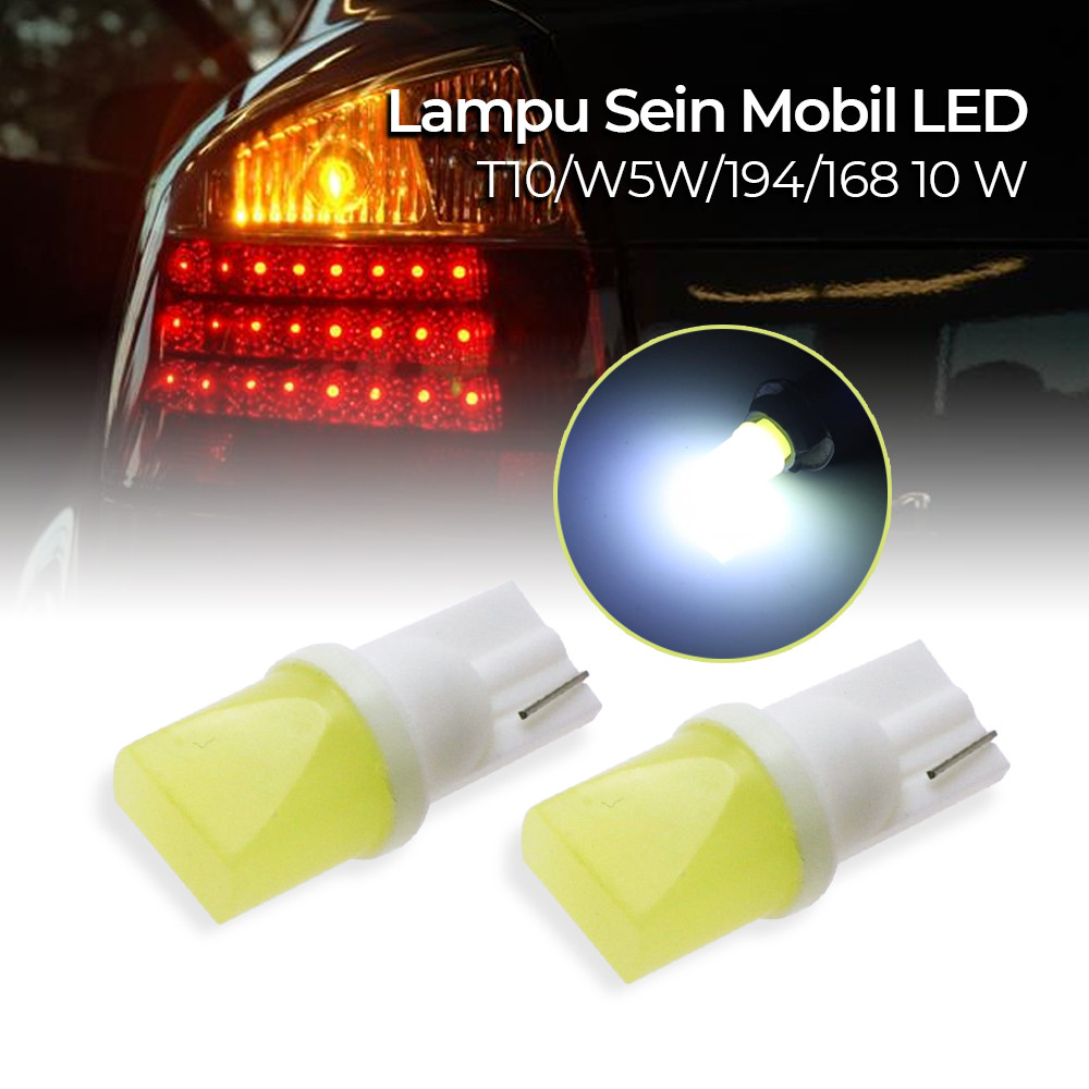 KINGME LuxStar LED汽車轉向燈T10/W5W/194/168冷白10W 2PCS