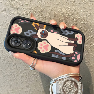 HP OPPO A98 5G OPPO F23 5G OPPO A1 5G 手機殼軟殼連體小貓手機殼矽膠外殼製成