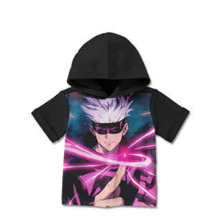 Jujutsu Kaisen兒童連帽衫T恤3D動漫衣服BH-JujutsuKaisen-7設計WD 1-12歲