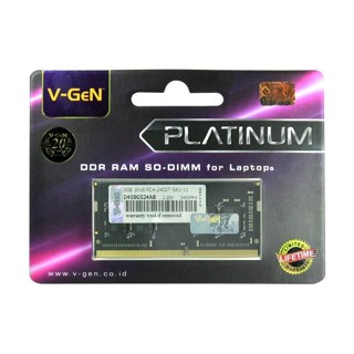 V-gen Ram Sodimm Ddr4 8Gb 19200 鉑金內存 Ram 筆記本電腦 Vgen