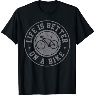 成人 T 恤 Life Is Better On A Bike 自行車自行車 T 恤