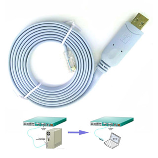 適用於 Cisco 華為伺服器路由器的 RS232 轉 RJ45 1.8M USB 數據線