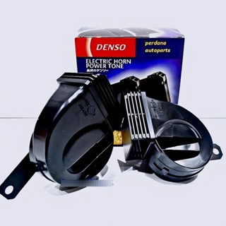 DENSO 電裝圓盤喇叭 12 V Avanza 汽車音響單元可用於原裝電裝 100 品牌汽車摩托車摩托車喇叭變體汽車喇