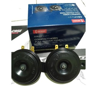 DENSO 一對電裝喇叭通用 Avanza 12V 汽車音響適用於摩托車 N 汽車 100 原裝電裝