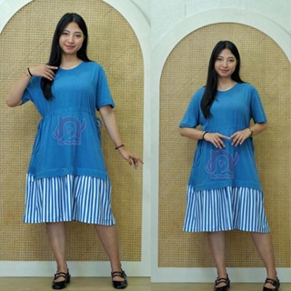 La Rosa Estele 連衣裙全棉素色 Combi Salur 少女 Abg 荷葉邊連衣裙