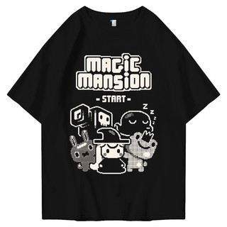 Hi VABA 超大 Magic Mansion T 恤街頭服飾中性 T 恤