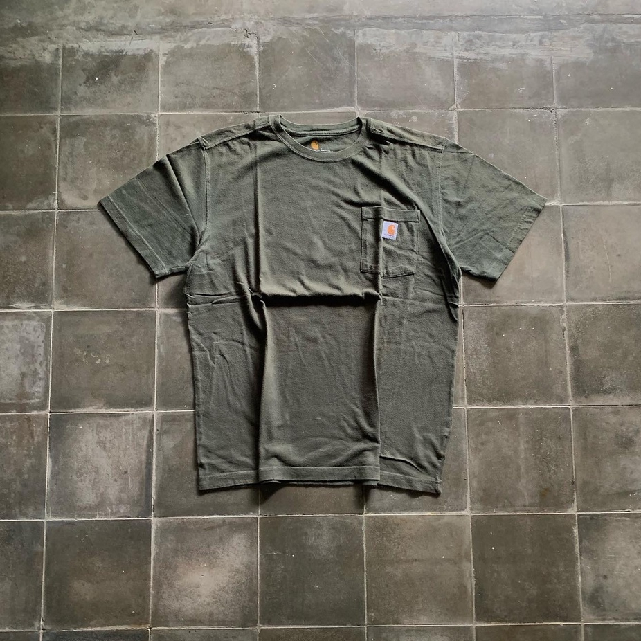 Carhartt K87 口袋圖案 SS T 恤橄欖色