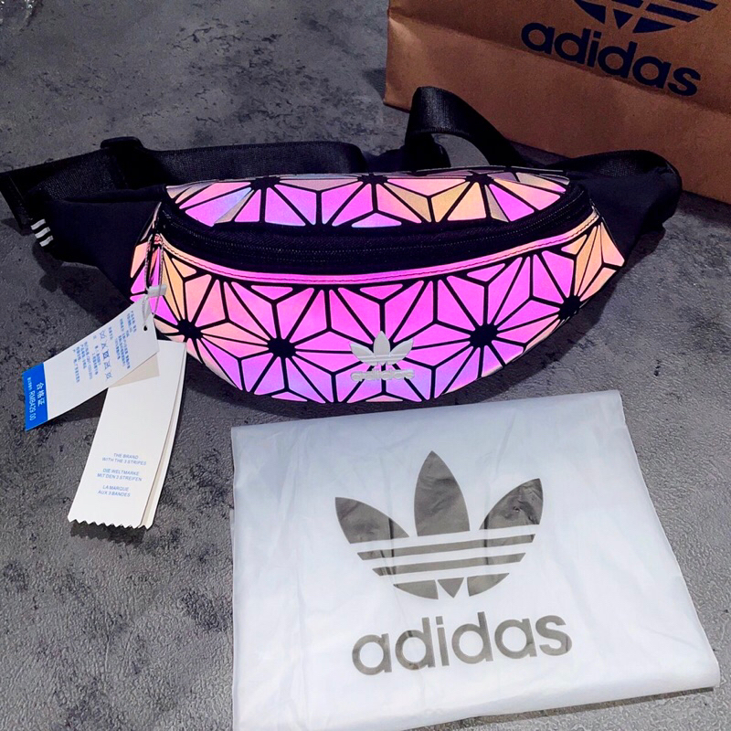 三宅一生 愛迪達 腰包 ADIDAS ISSEY MIYAKE 反光紙袋