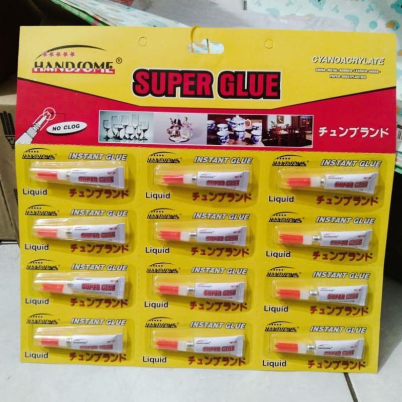 Glue POWER GLUE SUPER GLUE HANDSOME 膠水膠粘劑零售