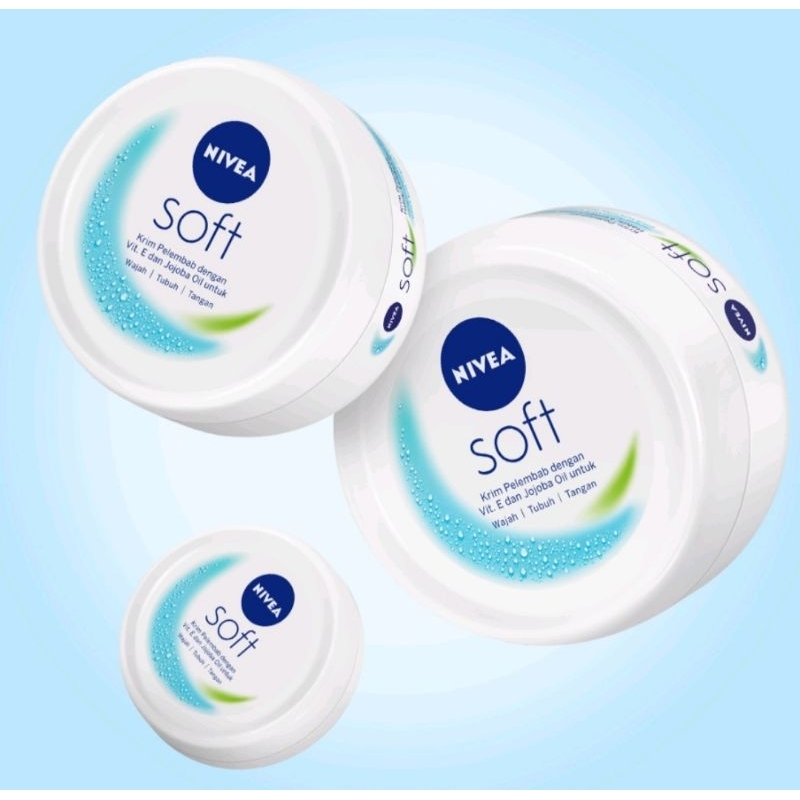 Grosirnesia BOMBASTIC NIVEA SOFT CREME 軟霜保濕 50ml 閱讀說明