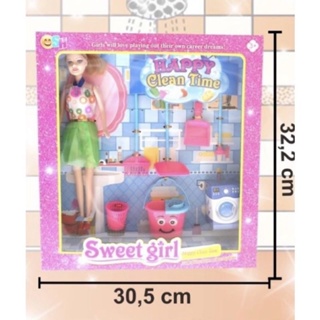 芭比娃娃玩具清潔工具芭比娃娃玩具娃娃玩具娃娃清潔工具