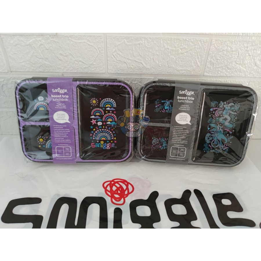 Smiggle Better Together Boost 三重奏便當盒便當
